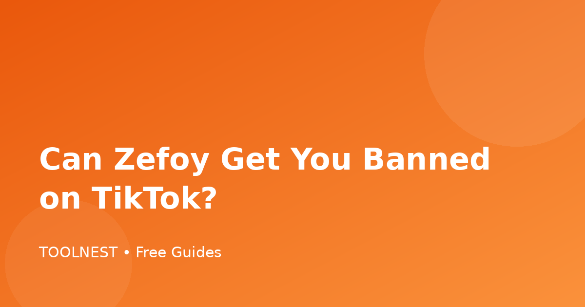 Can Zefoy Get You Banned on TikTok?