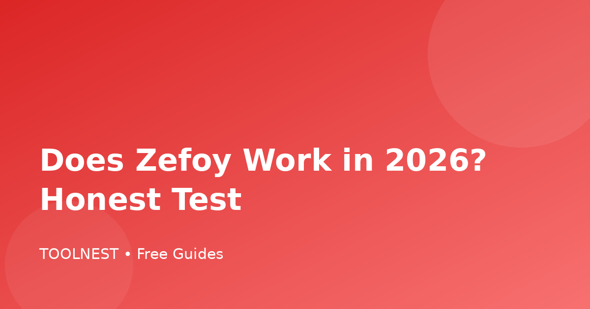 Does Zefoy Work in 2026? Honest Test