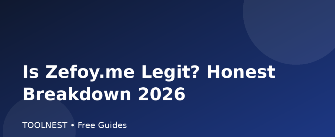 Is Zefoy.me Legit? Honest Breakdown 2026