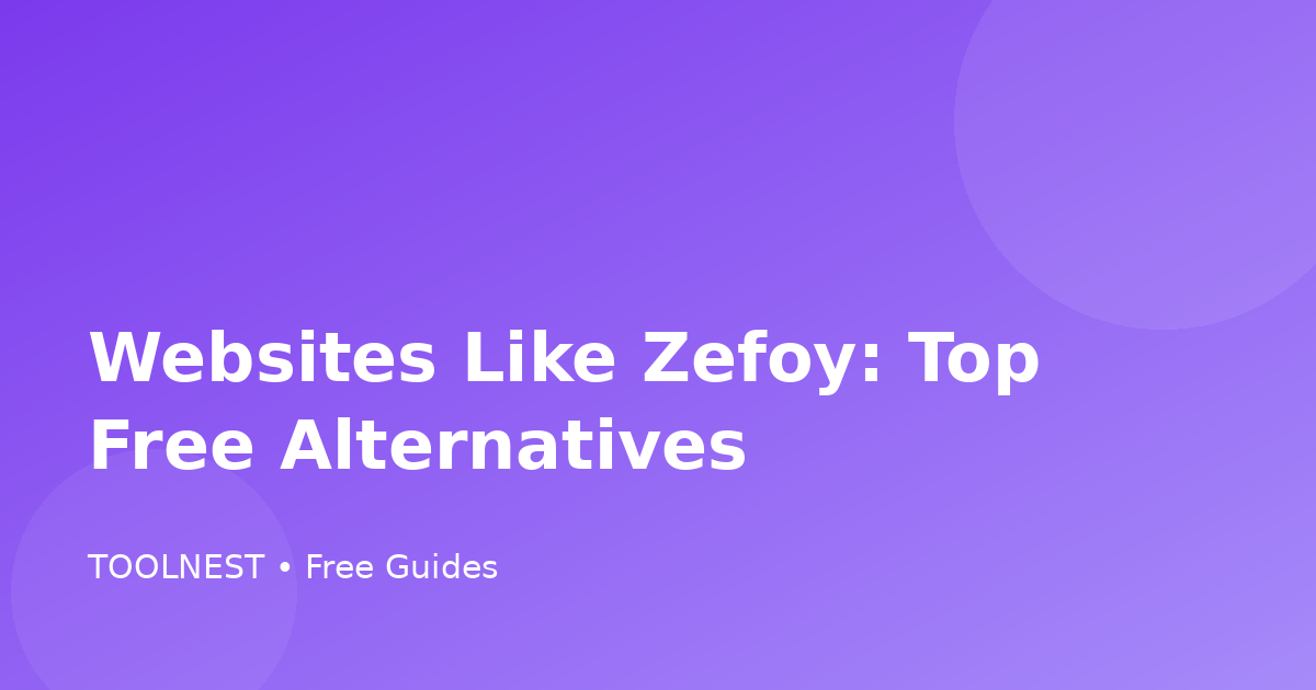 Websites Like Zefoy: Top Free Alternatives
