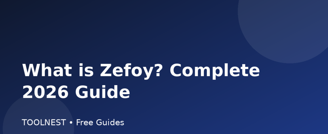What is Zefoy? Complete 2026 Guide