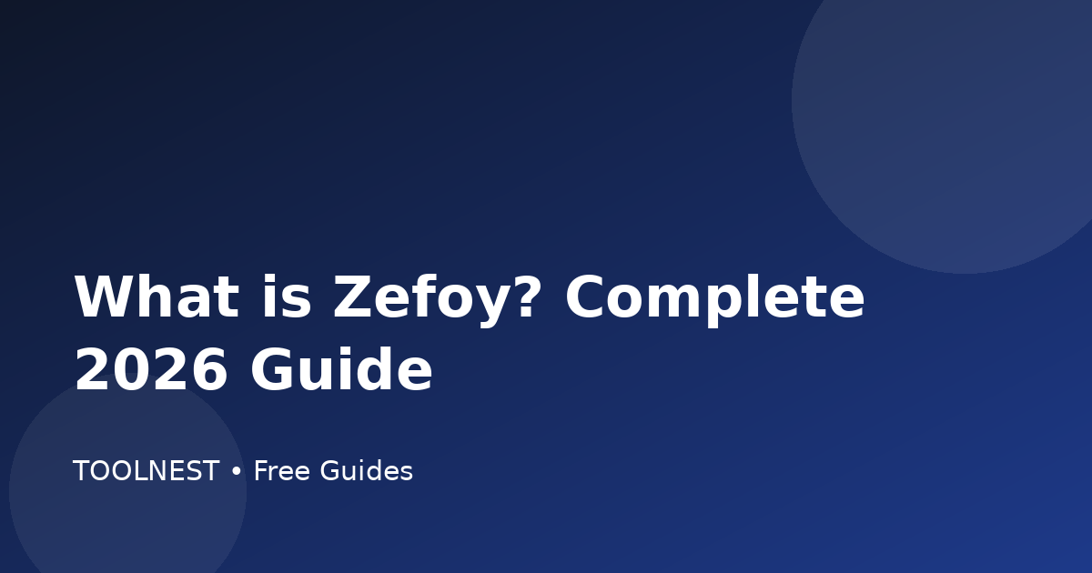 What is Zefoy? Complete 2026 Guide
