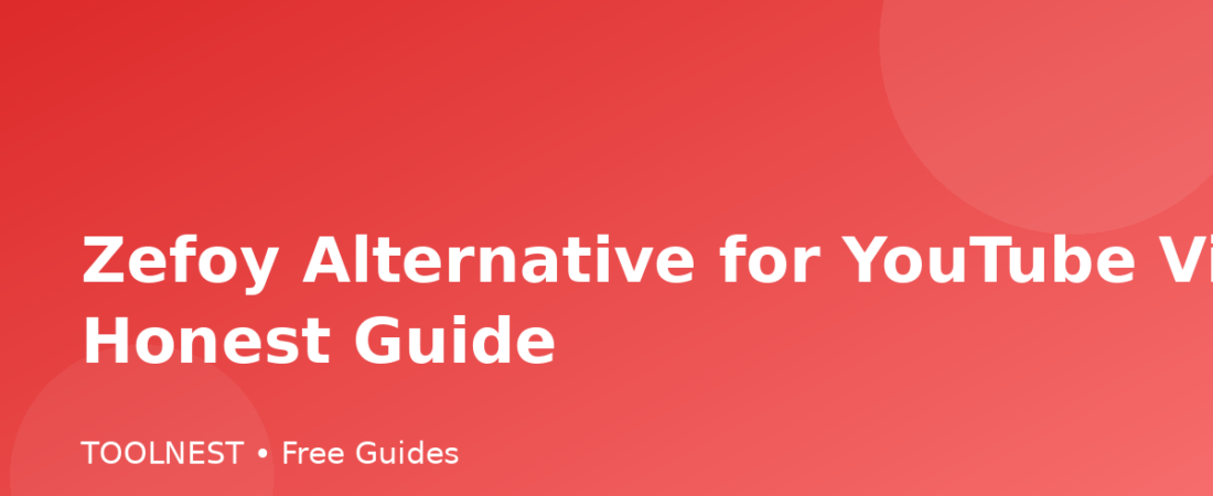 Zefoy Alternative for YouTube Views (2026): Honest Guide