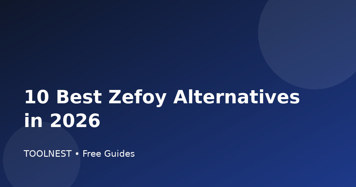 10 Best Zefoy Alternatives in 2026