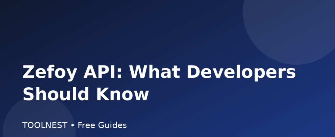 Zefoy API: What Developers Should Know