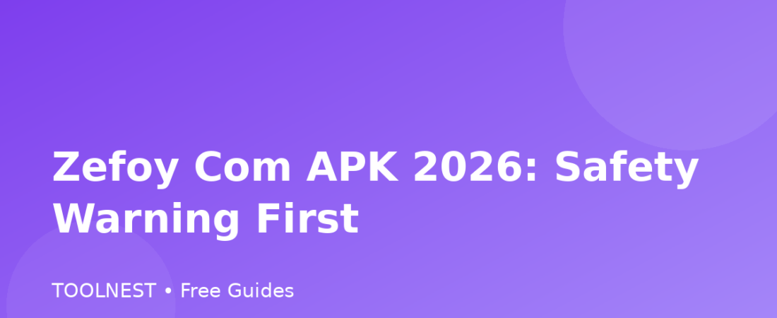 Zefoy Com APK 2026: Safety Warning First