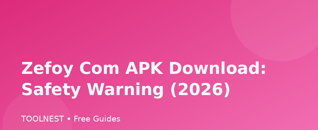 Zefoy Com APK Download: Safety Warning (2026)