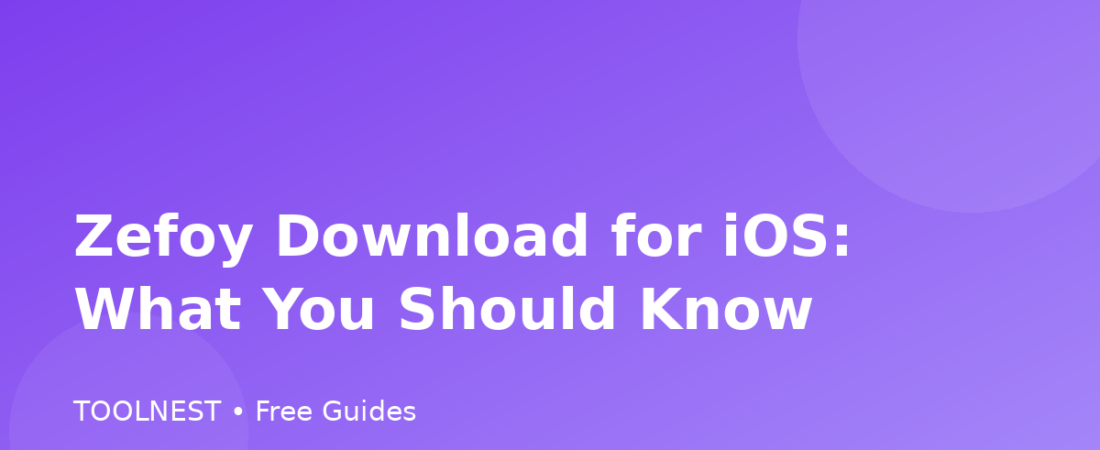 Zefoy Download for iOS: What You Should Know