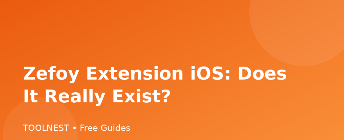 Zefoy Extension iOS: Does It Really Exist?