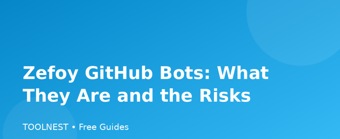 Zefoy GitHub Bots: What They Are and the Risks