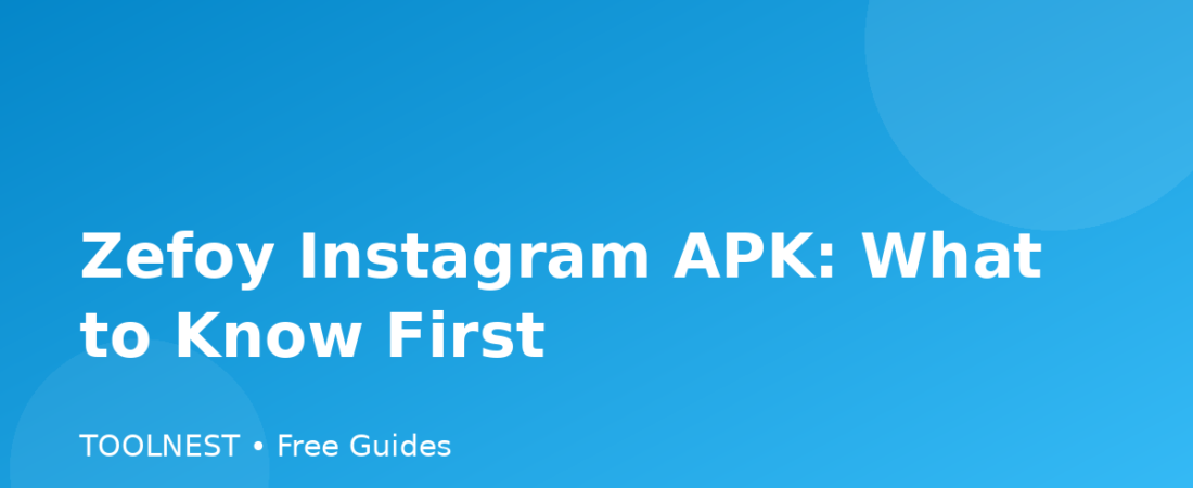 Zefoy Instagram APK: What to Know First