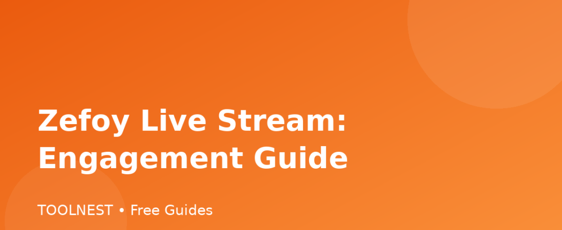 Zefoy Live Stream: Engagement Guide