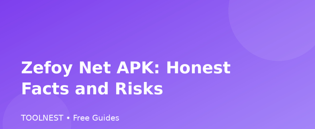 Zefoy Net APK: Honest Facts and Risks
