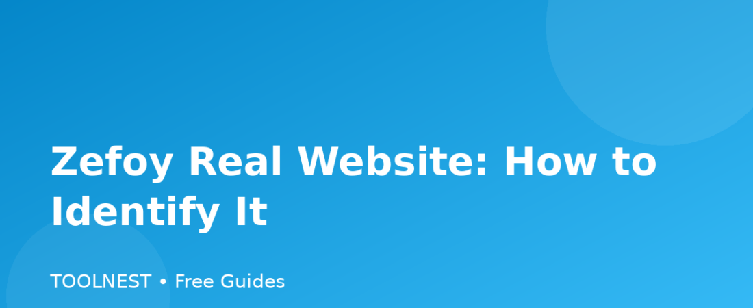 Zefoy Real Website: How to Identify It