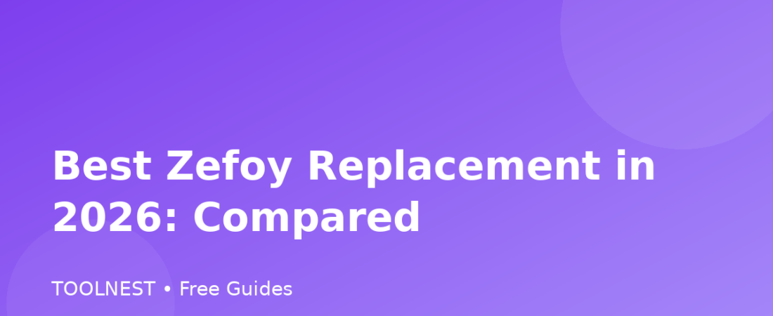 Best Zefoy Replacement in 2026: Compared