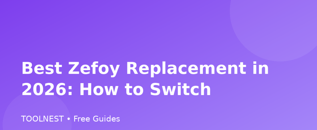 Best Zefoy Replacement in 2026: How to Switch