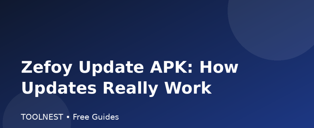 Zefoy Update APK: How Updates Really Work