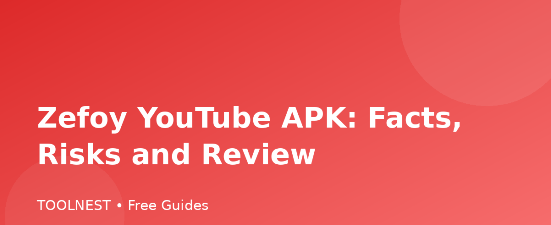 Zefoy YouTube APK: Facts, Risks and Review